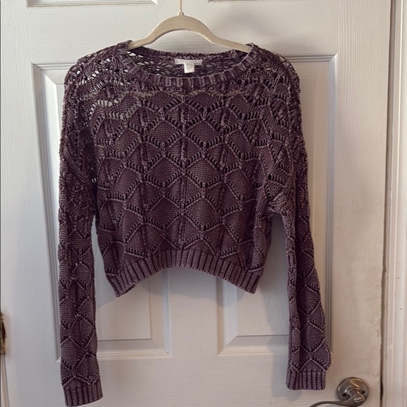 Women's Purple Knit Sweater - Picture 1 of 1